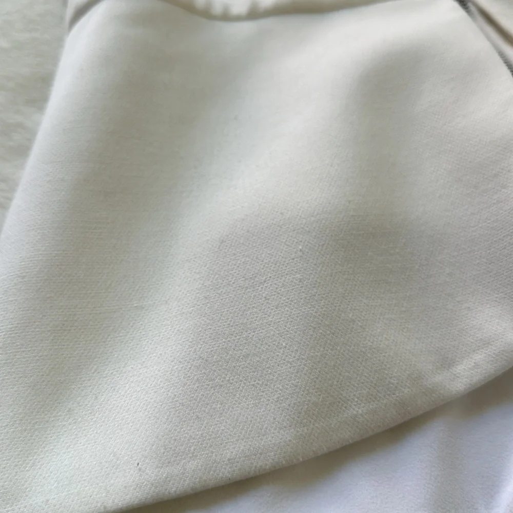 BCBGMAXAZRIA Womens Abrielle Sleeveless Peplum Top in White XS - Picture 10 of 13
